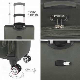 Itaca Bergamo 60/70Cm Luggage Set