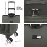 Itaca Bergamo 60/70Cm Luggage Set