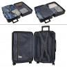 Medium rigid/soft suitcases with a capacity of L
