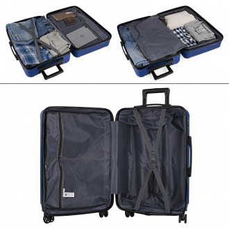 Medium rigid/soft suitcases with a capacity of L