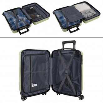 Medium rigid/soft suitcases with a capacity of L