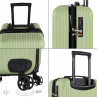 Medium rigid/soft suitcases with a capacity of L