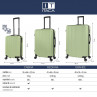 Medium rigid/soft suitcases with a capacity of L