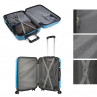 Valises moyennes rigides Havel d'une capacité de 58 L