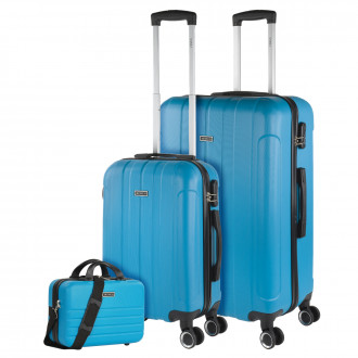 Lot de 2/3 valises (Cabine, Medium et Large) Havel rigida avec une capacité de L
