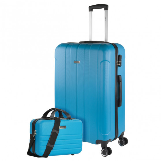 [Lot de 3 valises (cabine, moyenne et grande)] Havel rigide avec capacité L