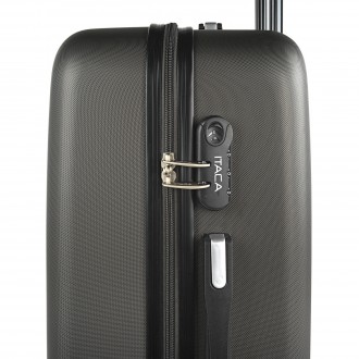 Medium Tiber rigid suitcases with L-capacity