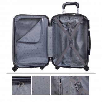Simoa rigida medium suitcases with a capacity of 72.5 L