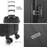 Havel rigid medium suitcases with a capacity of 91 L