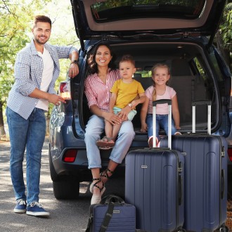 Havel rigid medium suitcases with L capacity