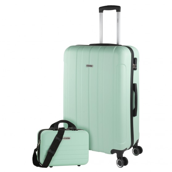[Lot de 3 valises (cabine, moyenne et grande)] Havel rigide avec capacité L