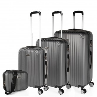 Valises rigides Sevron moyennes d'une capacité de 68 L