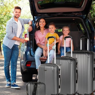 Valises rigides Sevron moyennes d'une capacité de 68 L