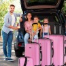 Valigie rigide Sevron medie con capacità di 68 L