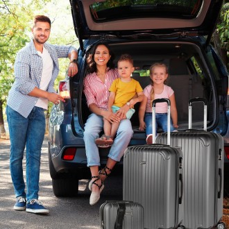 Valises rigides Sevron moyennes avec capacité L