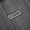 Medium Sevron rigid suitcases with L capacity