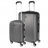 Set di 2/3 valigie (Cabina, Media e Grande) Sevron rigida con capacità di 104 L