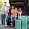 Set di 2/3 valigie (Cabina, Media e Grande) Sevron rigida con capacità di 104 L