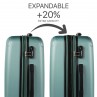 Set di 2/3 valigie (Cabina, Media e Grande) Sevron rigida con capacità di 104 L