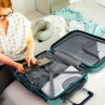 Set di 2/3 valigie (Cabina, Media e Grande) Sevron rigida con capacità di 104 L