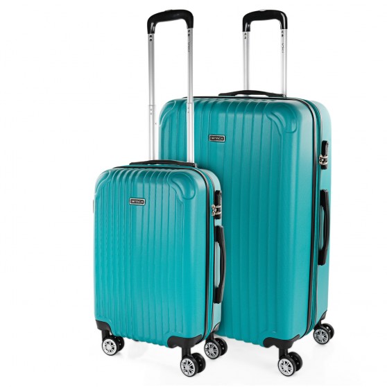 Set mit 2/3 Koffern (Kabine, Medium und Large) Sevron starr mit einem Fassungsvermögen von 104 L