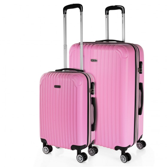 Set di 2/3 valigie (Cabina, Media e Grande) Sevron rigida con capacità di 104 L