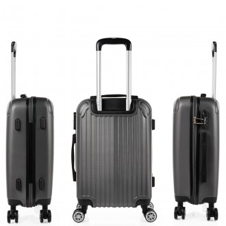 Set di 2/3 valigie (Cabina, Media e Grande) Sevron rigida con capacità di L