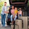 Lot de 2/3 valises (Cabine, Medium et Large) Sevron rigide avec une capacité de L