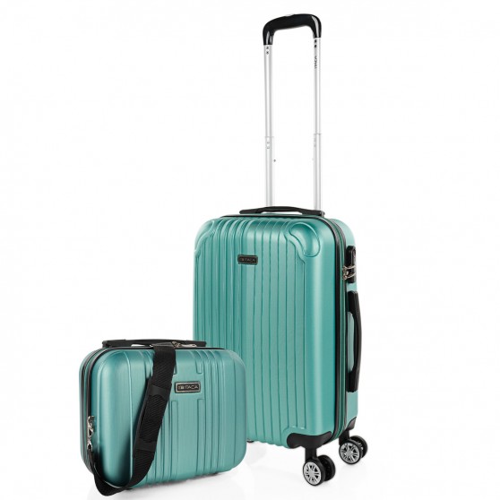 Valise cabine + trousse de toilette Itaca Sevron