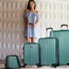 Valise cabine + trousse de toilette Itaca Sevron