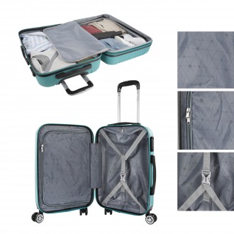 Valise cabine + trousse de toilette Itaca Sevron