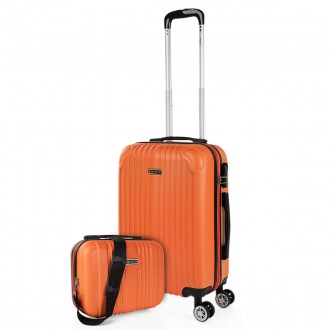 Valigia cabina+borsa da toilette Itaca Sevron