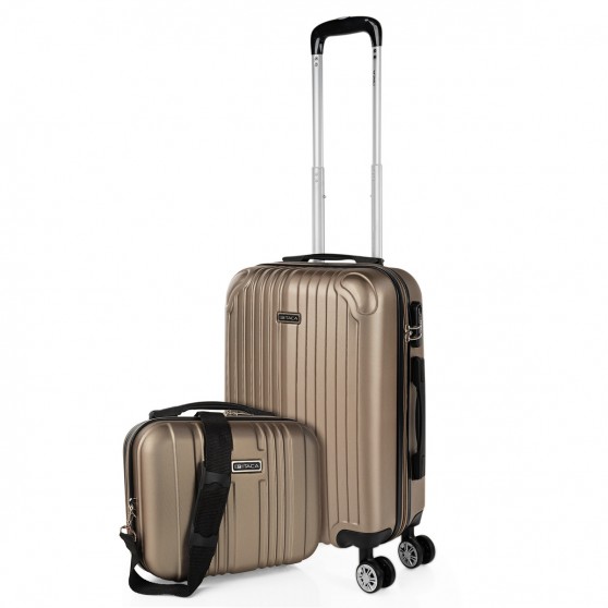 Valigia cabina+borsa da toilette Itaca Sevron