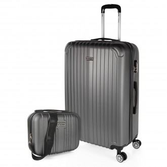 Koffer 70Cm + Kulturbeutel Itaca Sevron