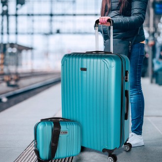 Suitcase 70Cm+Toiletry bag Itaca Sevron