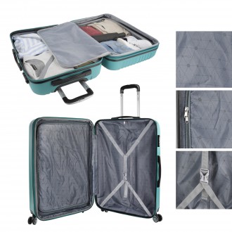 Valise 70Cm+Trousse de toilette Itaca Sevron