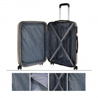 Valigia 70Cm+Borsa da toilette Itaca Sevron