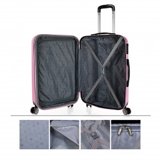 Valigia 70Cm+Borsa da toilette Itaca Sevron