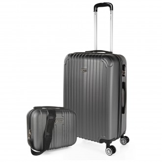 Valise 60Cm+Trousse de toilette Itaca Sevron