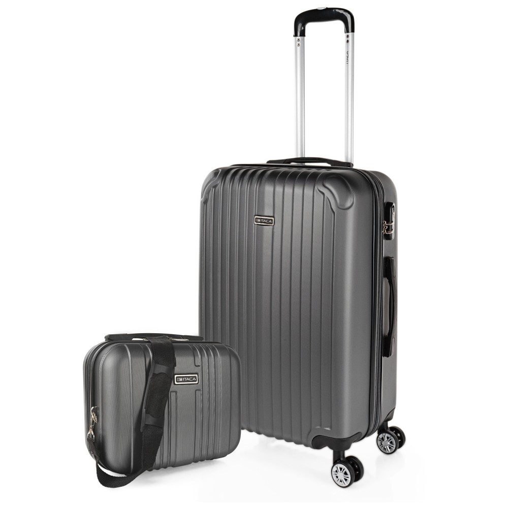Valigia 60Cm + Borsa da toilette Itaca Sevron