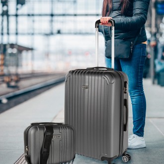 Valigia 60Cm + Borsa da toilette Itaca Sevron