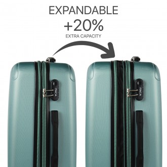 Suitcase 60Cm+Toiletry bag Itaca Sevron