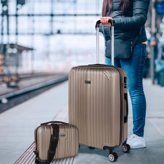 Koffer 60Cm+Kulturbeutel Itaca Sevron