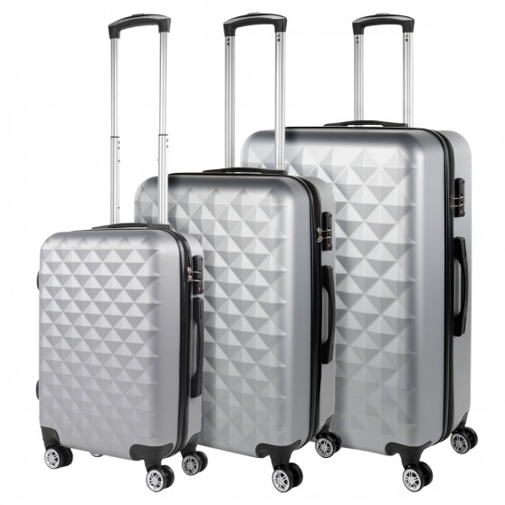 Medium Diamond rigid suitcases with L capacity