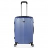 Medium Sevron rigid suitcases with L capacity