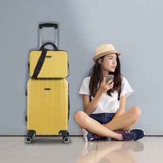 Suitcase cabin + toiletry bag Itaca Havel