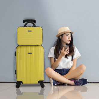 Suitcase cabin + toiletry bag Itaca Havel