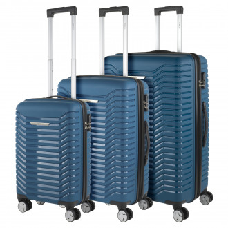 Glasgow medium size hard/soft suitcases with 102 L capacity