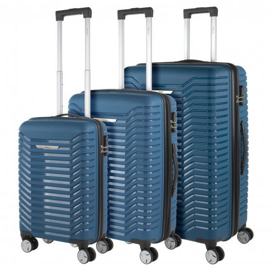 Glasgow medium size hard/soft suitcases with 102 L capacity