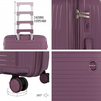 Medium rigid/soft suitcases with a capacity of L